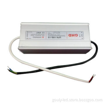 Water-resistant Power Supplies with 12VDC 100W and 110/220v Voltage